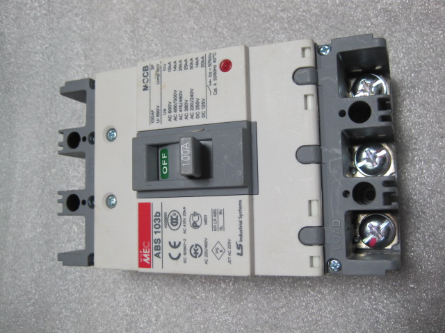 배선용차단기(MCCB) ABS103b 100A(중고)