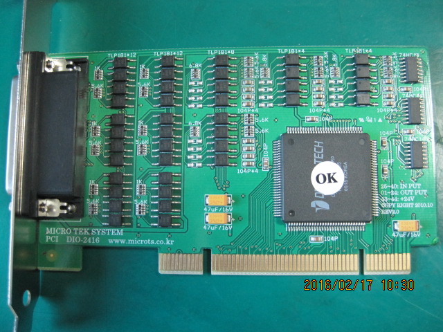 PIC DIO-2416 DAQ Card working