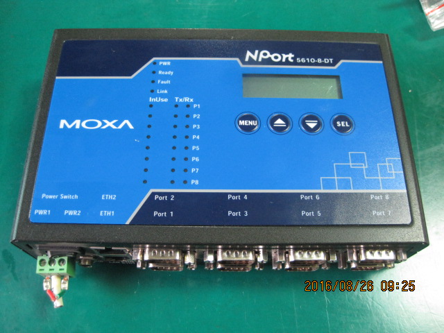 MOXA NPORT 5610-8-DT 데스크탑 RS232 8포트 디바이스 서버