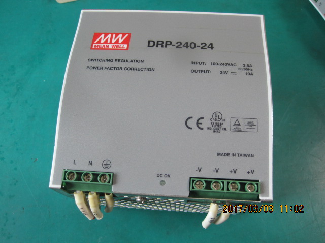 SWITCHING REGULATION POWER DRP-240-24(중고)