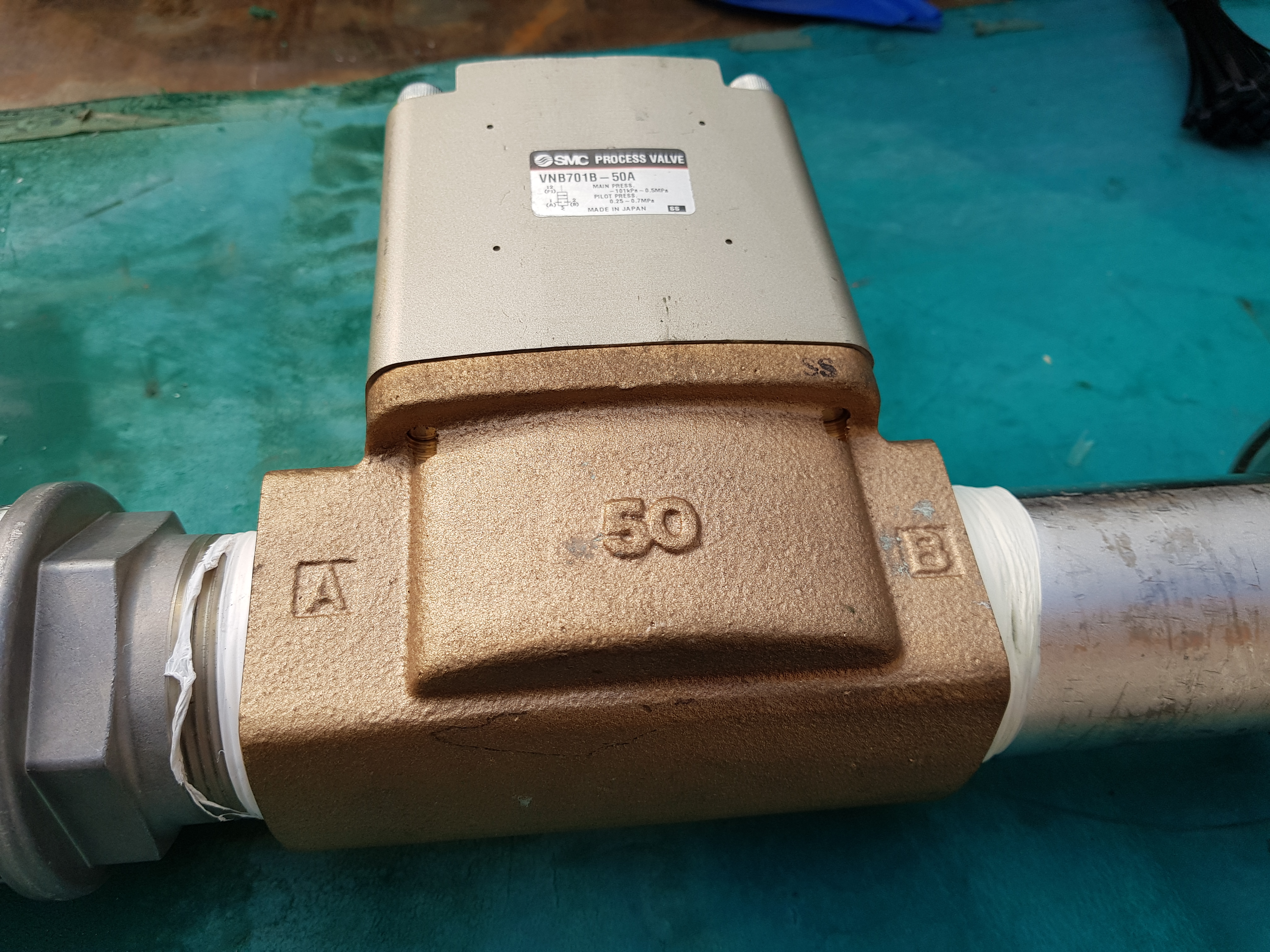 PROCESS VALVE VNB701B-50A+AN900-20(중고)