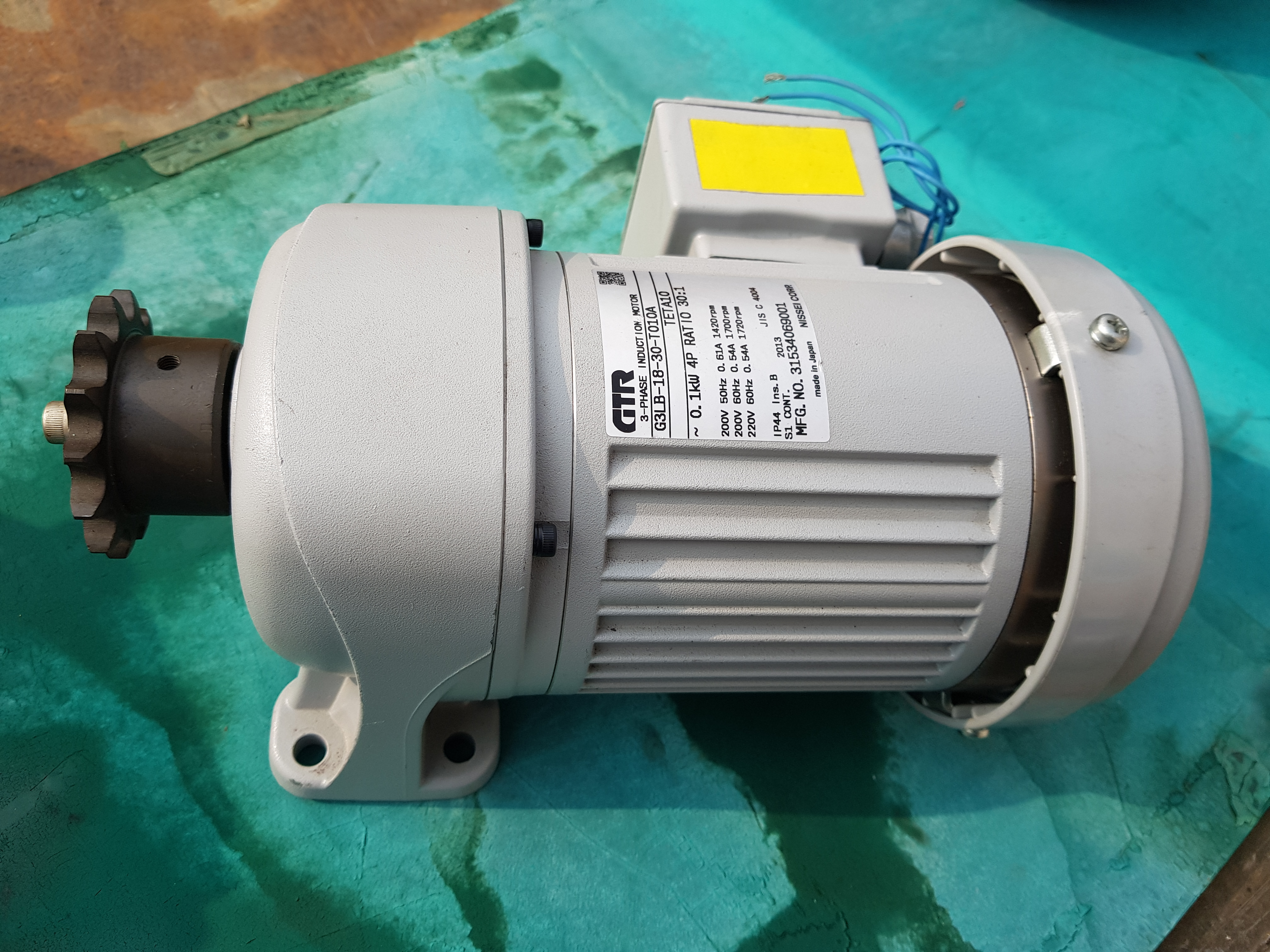 3-PHASE INDUCTION MOTOR G3LB-18-30-T010A(중고)
