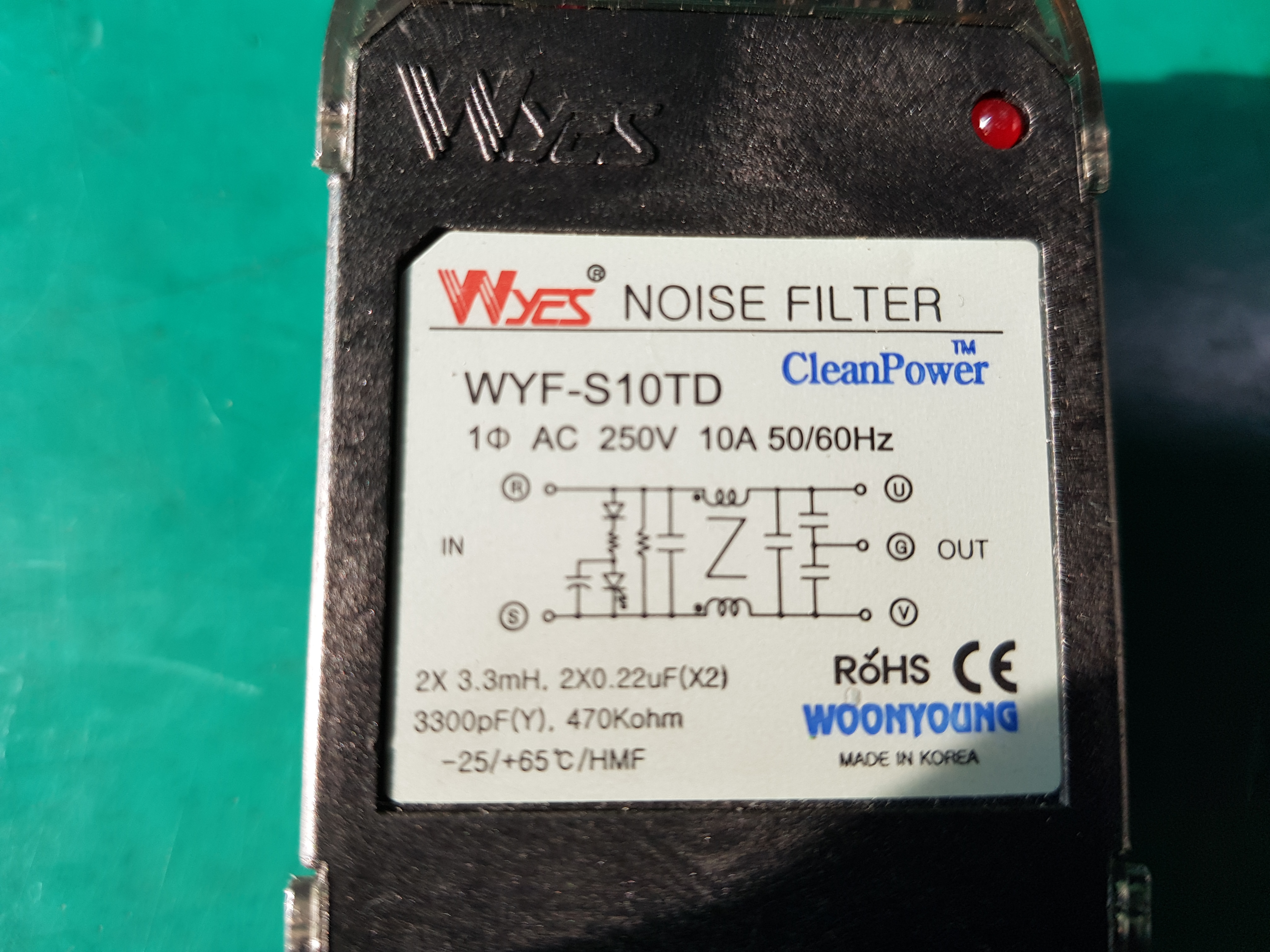 NOISE FILTER WYF-S10TD(중고) 노이즈필터