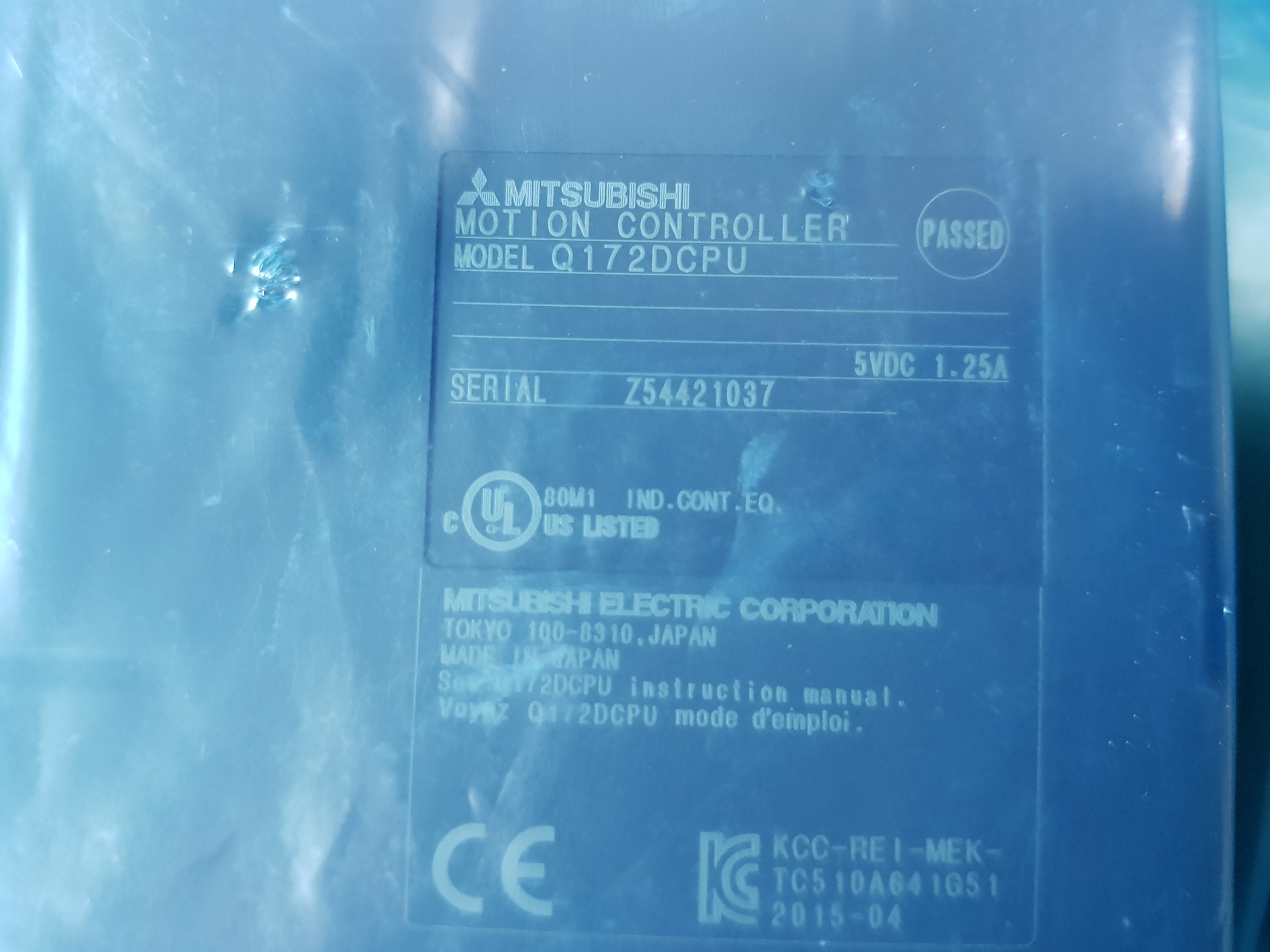 (미사용품) MITSUBISHI MOTION CONTROLLER Q172DCPU 미쓰비씨 모션 콘트롤러