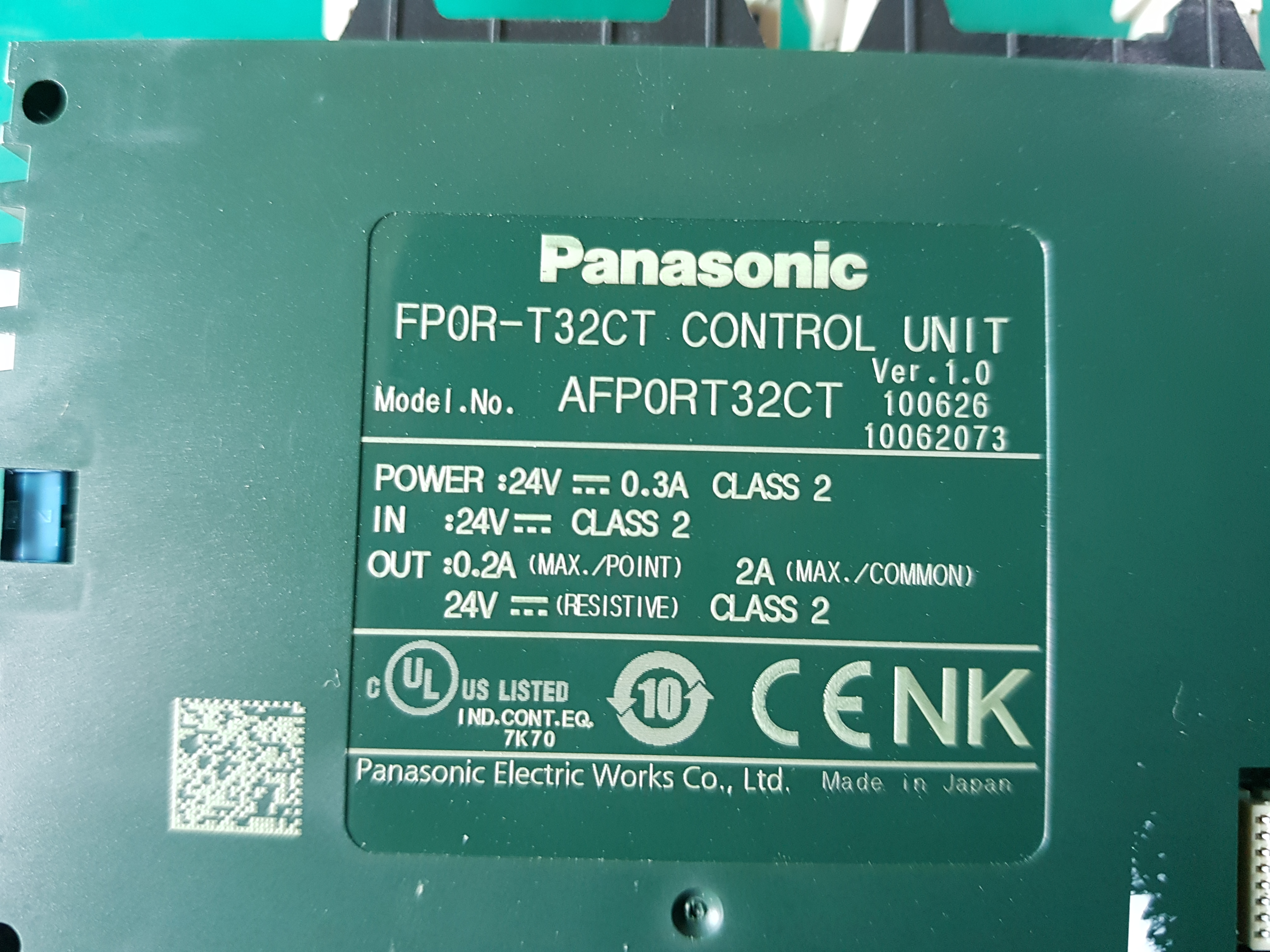NAIS PLC FP0R-T32CT FPOR-T32CT AFP0RT32CT (중고)