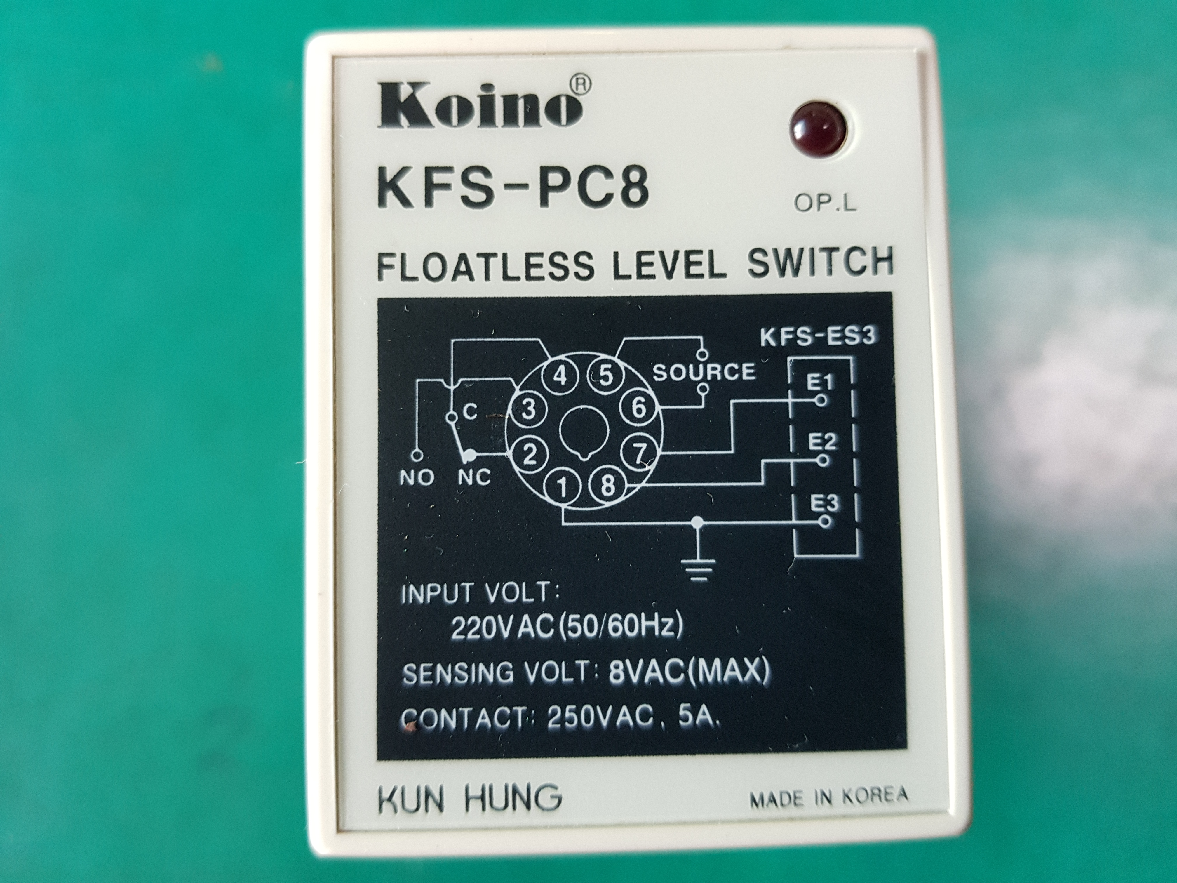 FLOATLESS LEVEL SWITCH KFS-PC8(중고)