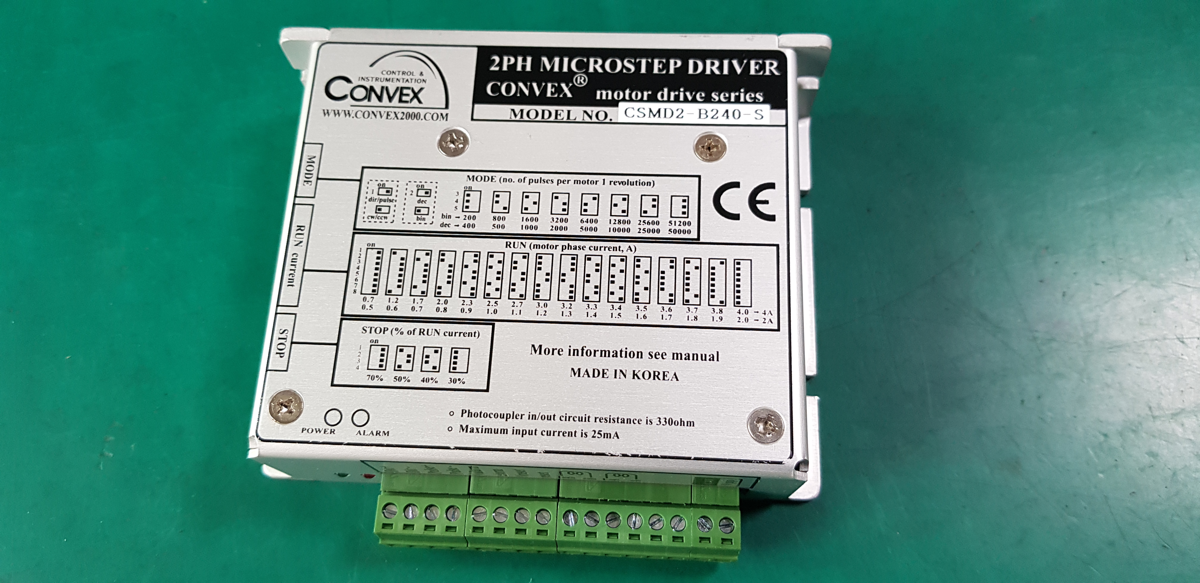 2PH MICROSTEP DRIVER CSMD2-B240-S (중고)