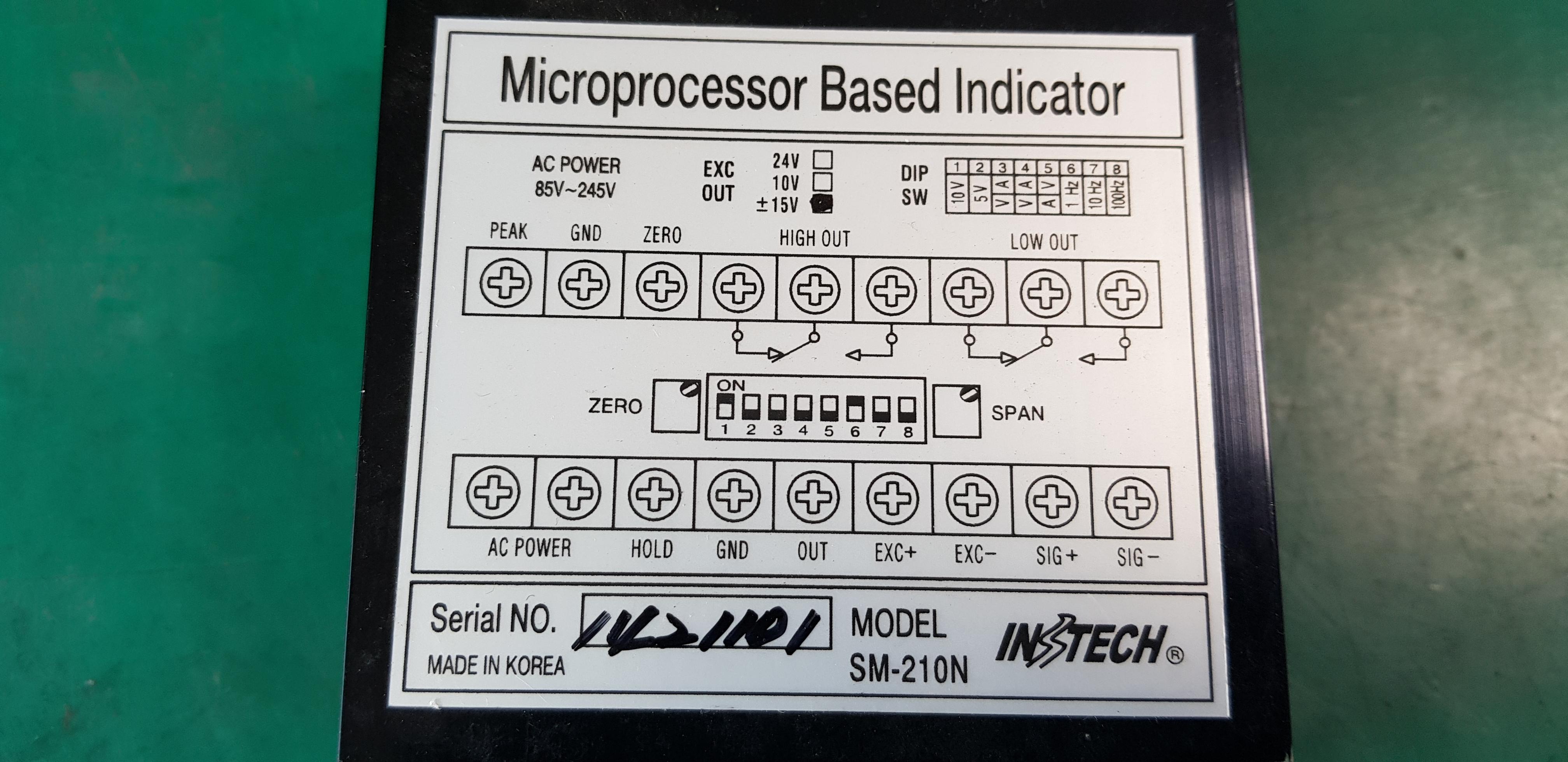 MICRO PROCESSOR BASED INDICATOR SM-210N (중고)