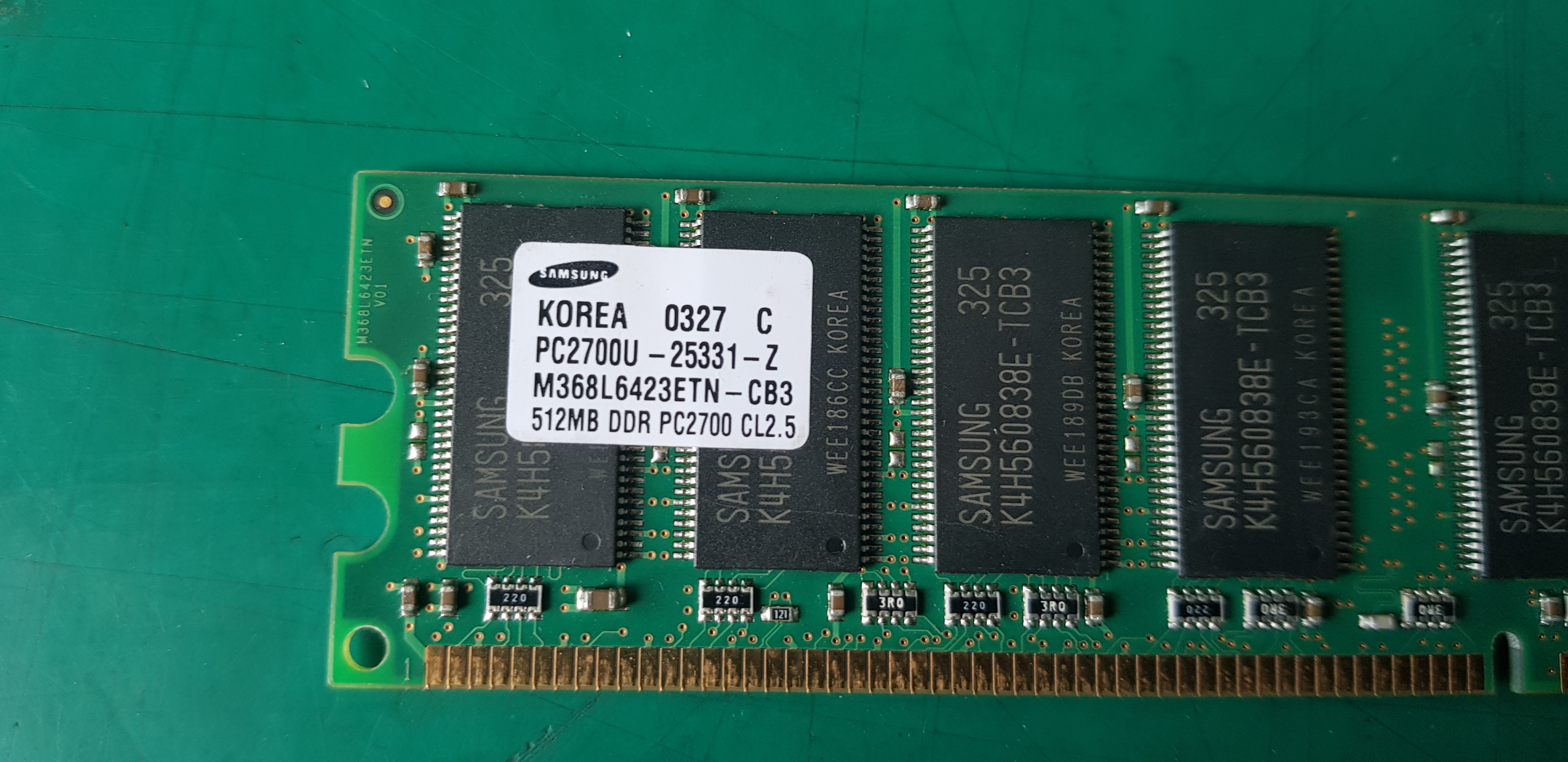 MEMORY 512MB DDR PC2700U (중고)