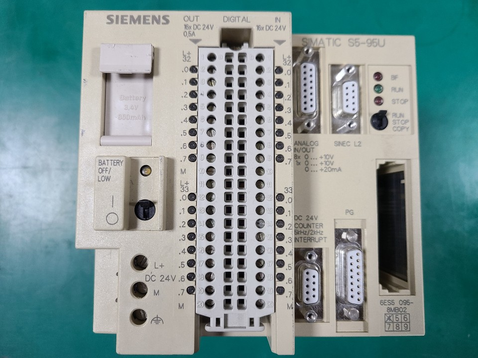 PLC SIEMENS 6ES5 095-8MB02 (중고)