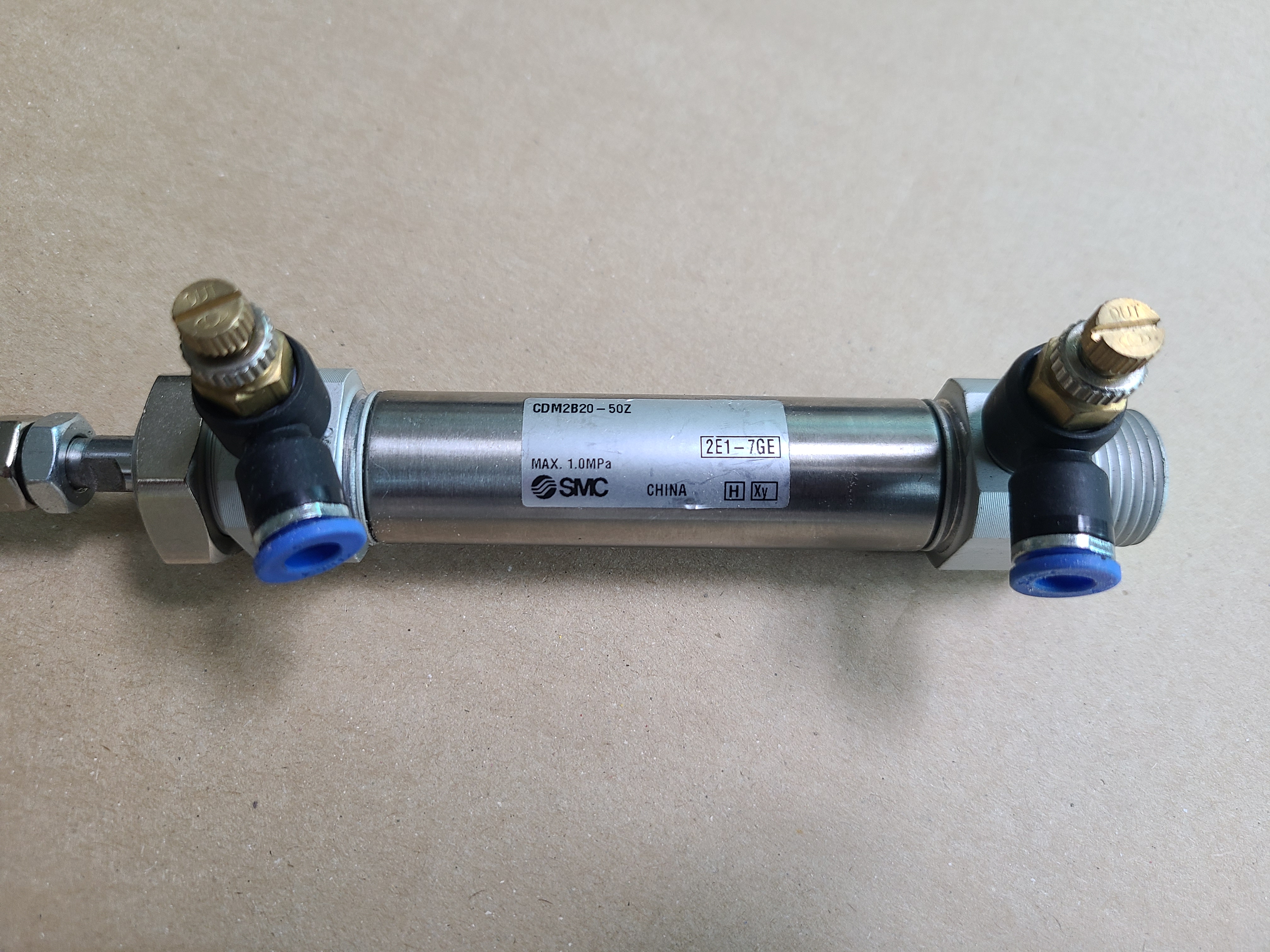 SMC AIR CYLINDER CDM2B20-50Z (중고) 편로드 에어 실린더