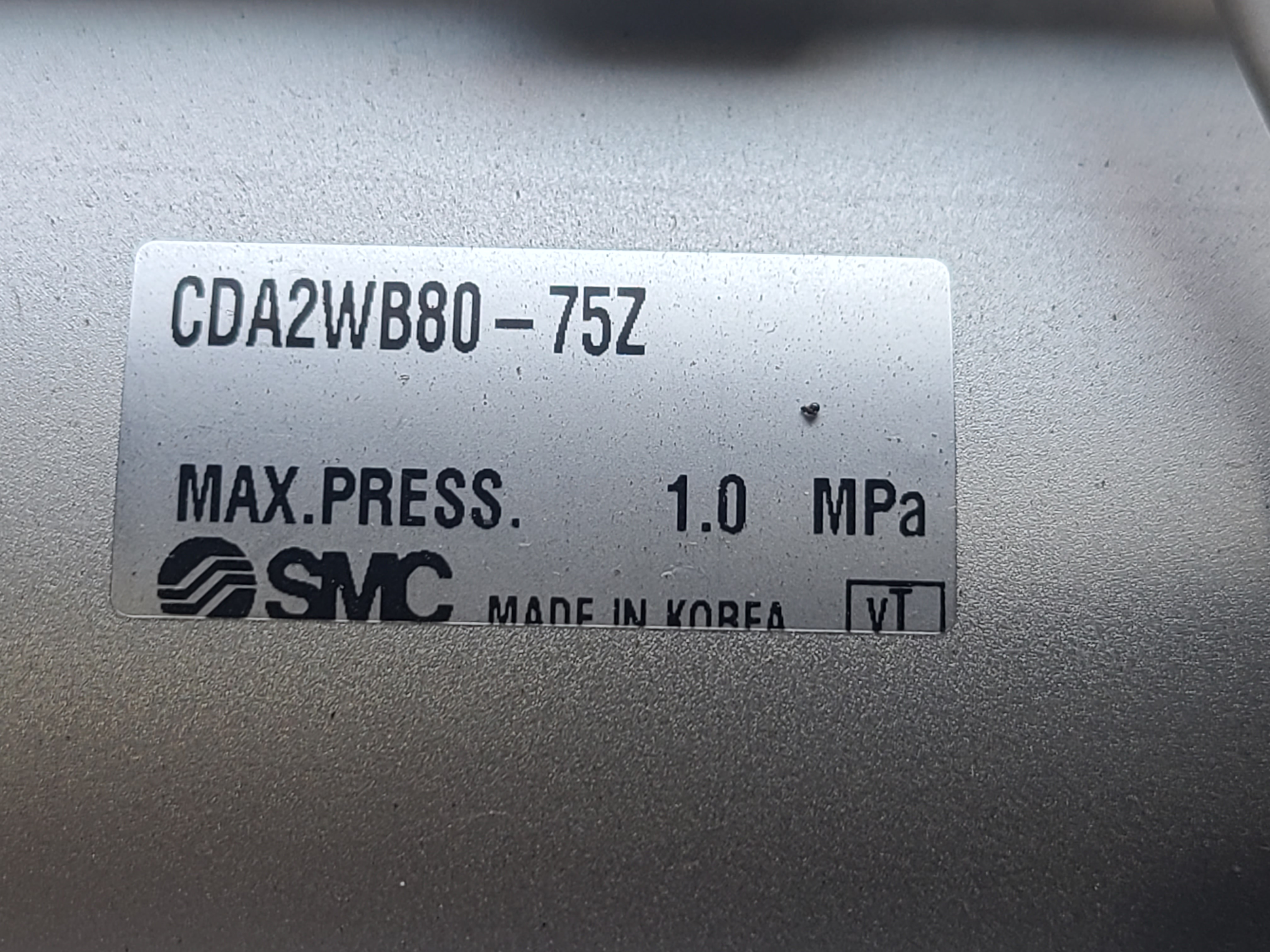 (미사용중고)SMC AIR CYLINDER CDA2WB80-75Z 에어실린더