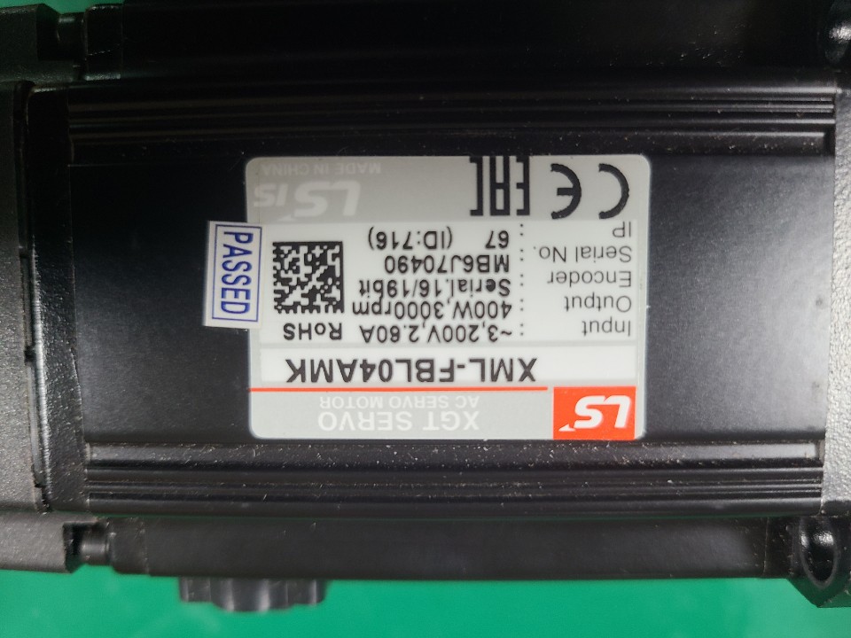 (A급-미사용품) LS SERVO MOTOR XML-FBL04AMK (400W) 엘에스 서보모타