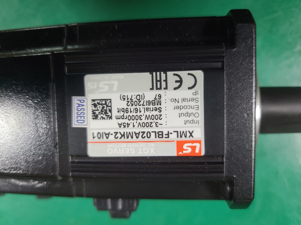 (A급-미사용품) LS SERVO MOTOR XML-FBL02AMK2-AI01 (200W) 엘에스 서보모타