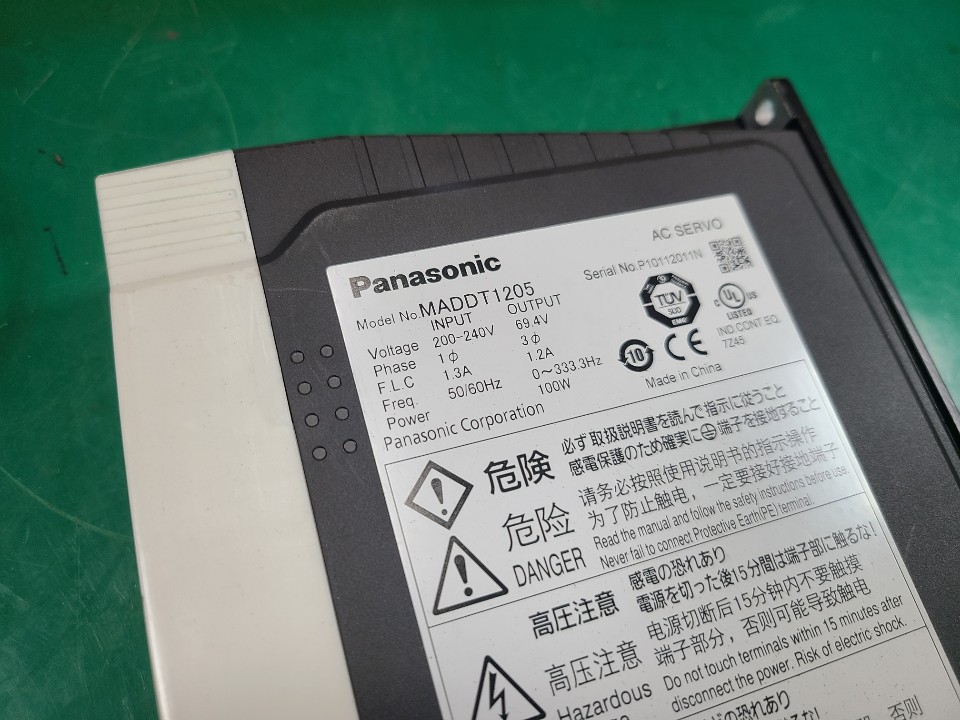 PASONIC SERVO DRIVE MADDT1205 (컨넥터無- 중고) 파나소닉 서보 드라이브