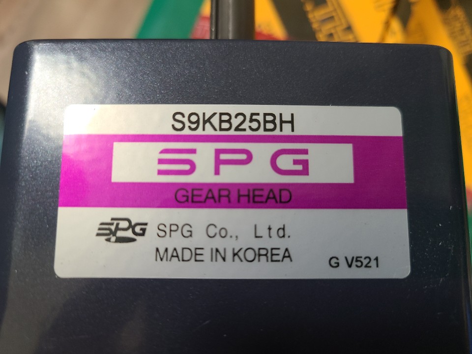 SPG INDUTION MOTOR S9I40GTH+S9KB25BH (중고) 성신 인덕션 모타_기어헤드
