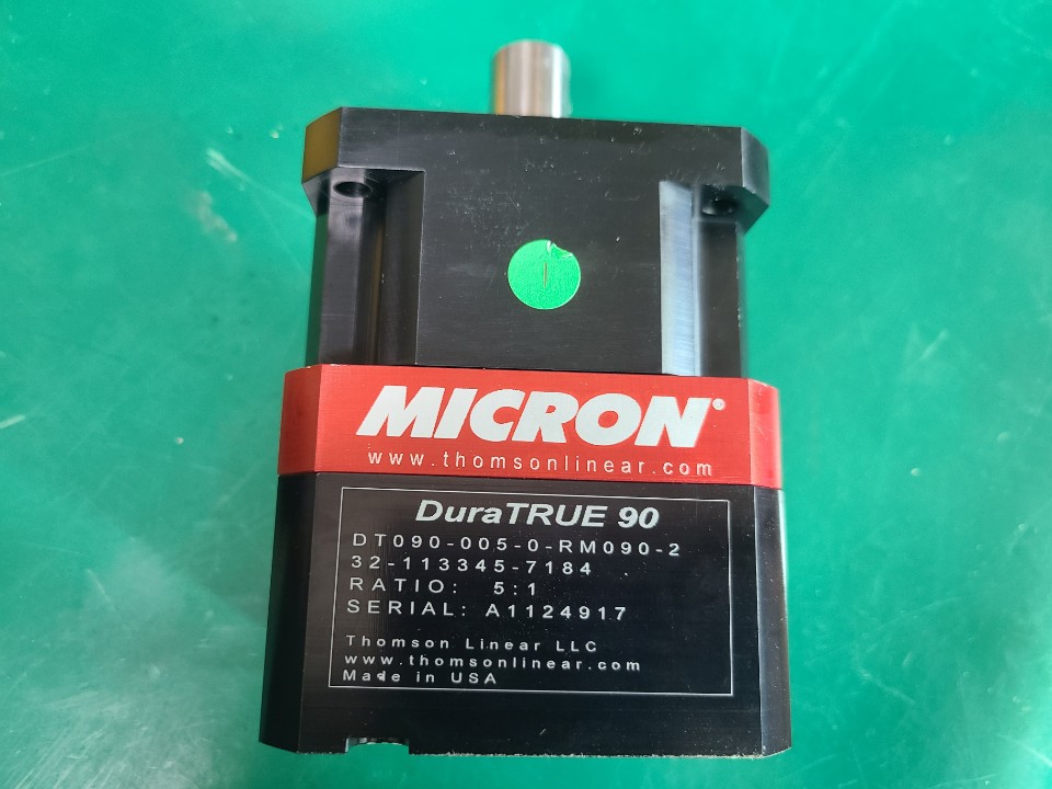 MICRON SERVO MOTOR 감속기 DURA TRUE 90 DT90-005-0-RM090-2 (중고-5:1)