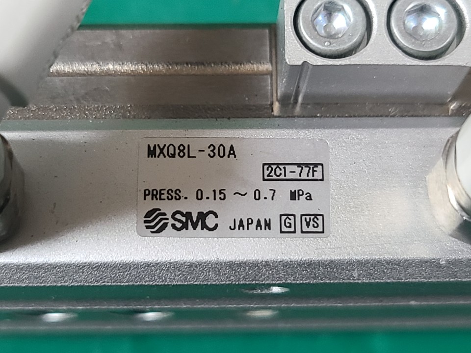 SMC TABLE SLIDE CYLINDER MXQ8L-30A (중고) 테이블 슬라이드 실린더