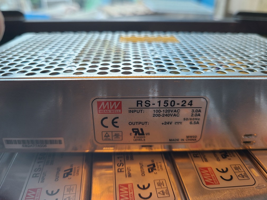 MEAN WELL POWER SUPPLY RS-150-24 (미사용 중고, 중고) 민웰 파워 서플라이