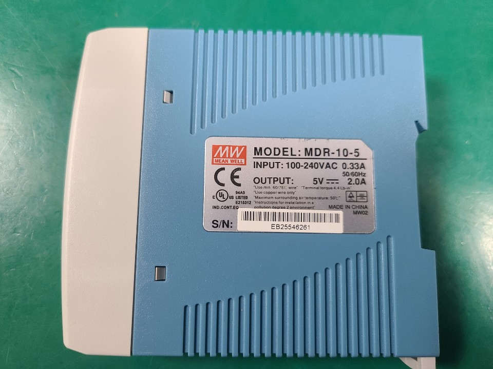 MEAN WELL POWER SUPPLY MDR-10-5 (중고) 민웰 파워 서프라이