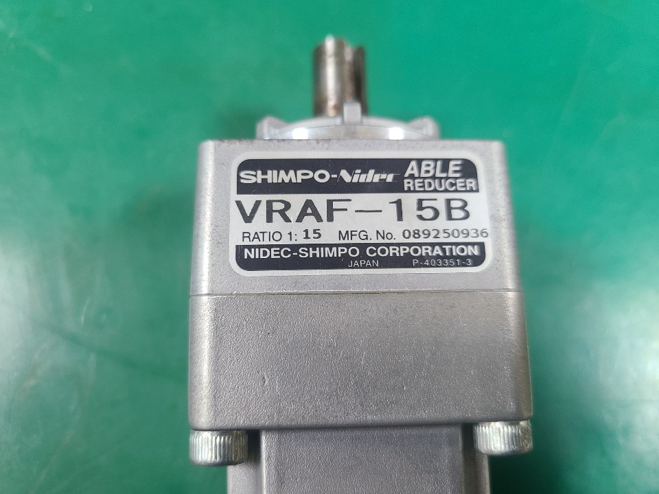 SHIMPO SERVO MOTOR REDUCER  VRAF-15B (15:1 중고)서보모타 감속기
