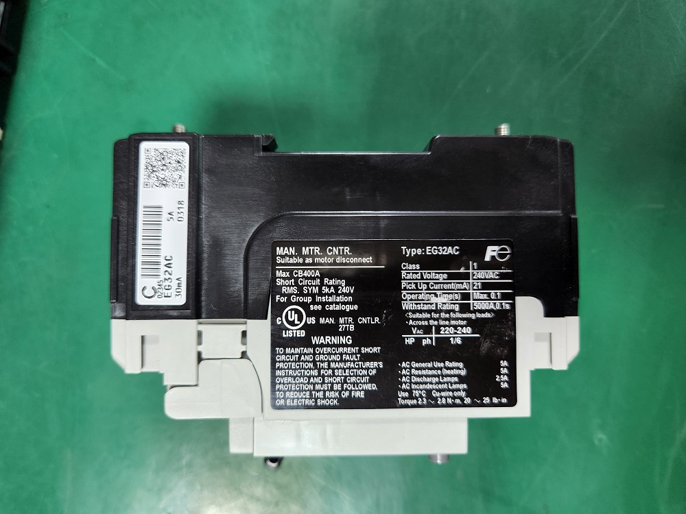 FUJI E.L.CIRCUIT BREAKER EG32AC (5A) 후지 회로 차단기 (중고)