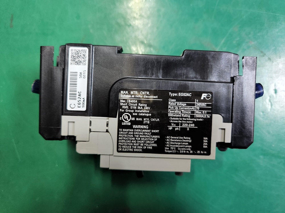 FUJI E.L.CIRCUIT BREAKER EG52AC (50A) 후지 회로 차단기 (중고)