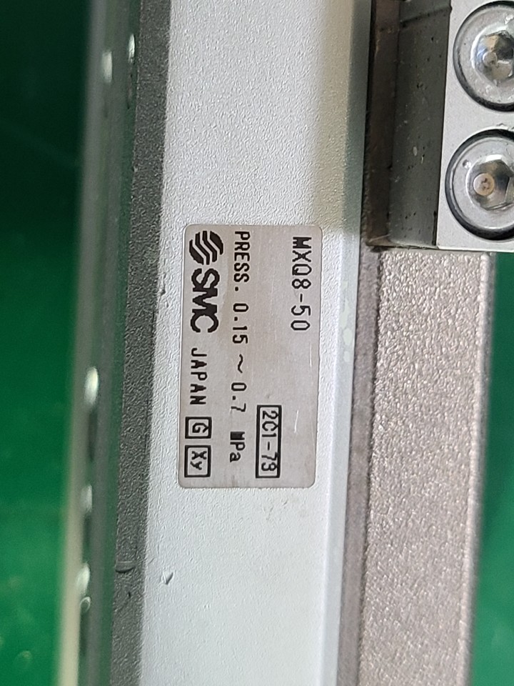 SMC SLIDE TABLE CYLINDER MXQ8-50 (중고) 슬라이드 테이블 실린더