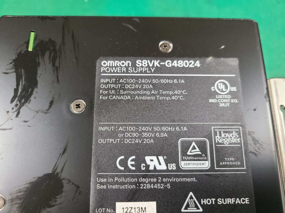 OMRON POWER SUPPLY S8VK-G48024 (중고) 오므론 파워 서플라이