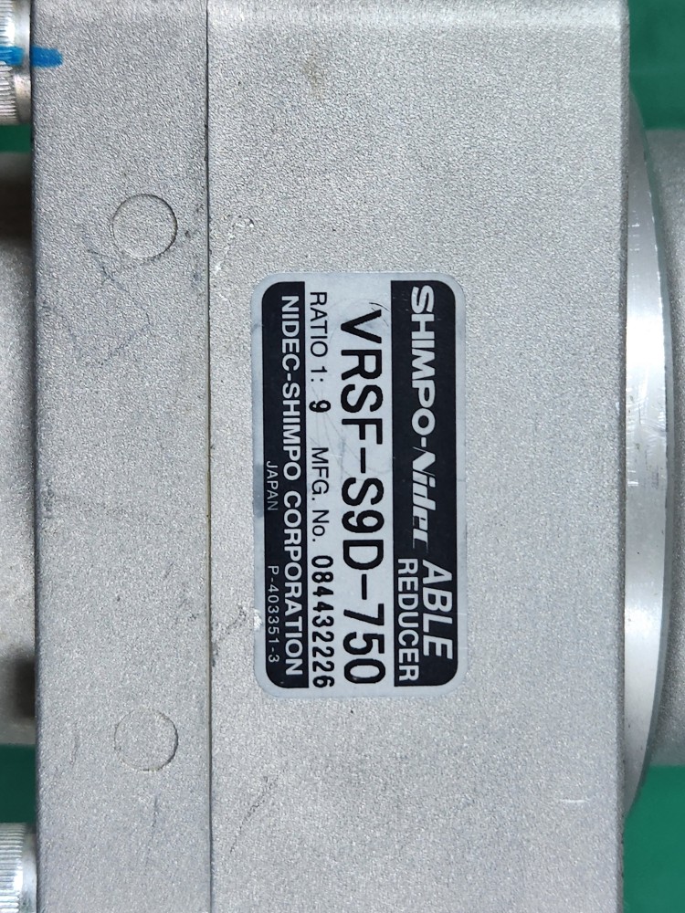 SHIMPO-NIDEC REDUCER VRSF-S9D-750  (중고)
