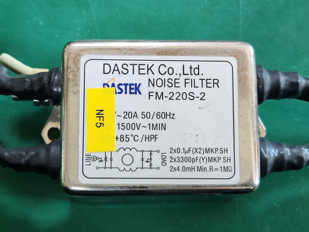 DASTEK NOISE FILTER FM-220S-2 다스텍 노이즈 필터, 소음기 (중고)