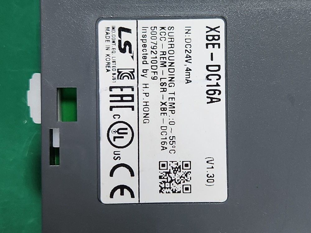 LS산전  PLC XBE-DC16A (V 1.30 )(중고)