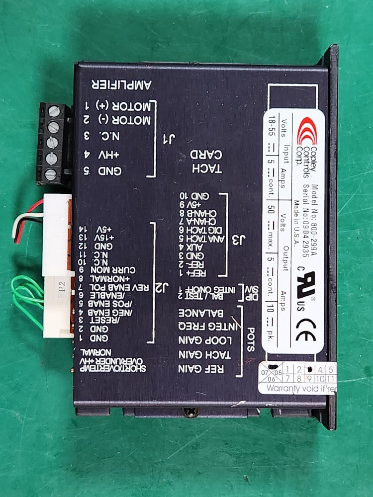 COPLEY CONTROLS Servo Motor Drive Amplifier 800-299A (중고)