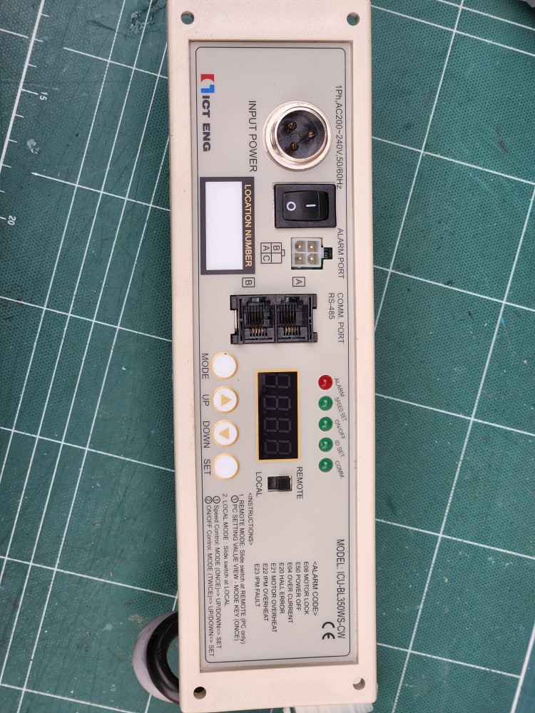 AC MOTOR LINEAR CONTROL ICU-BL350WS-CW 리니어 컨트롤 (중고)