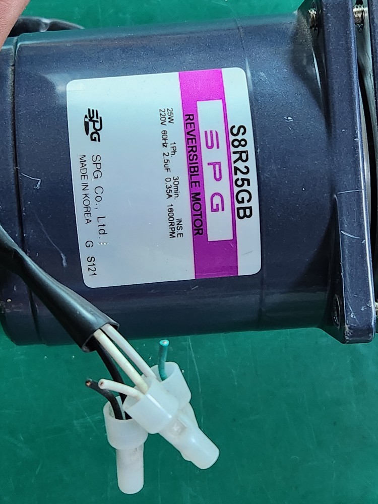 SPG  REVERSIBLE MOTOR S8R25GB + S8KA36B 리버서블 모터 (중고)
