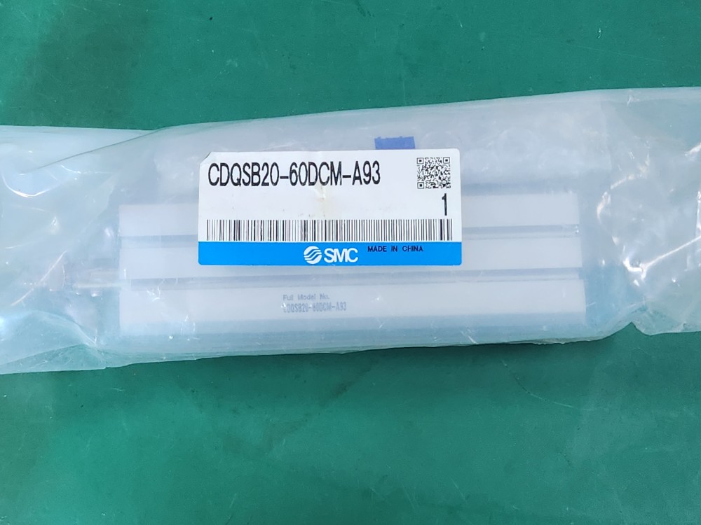 (미사용품) SMC AIR CYLINDER CDQSB20-60DCM-A93 실린더