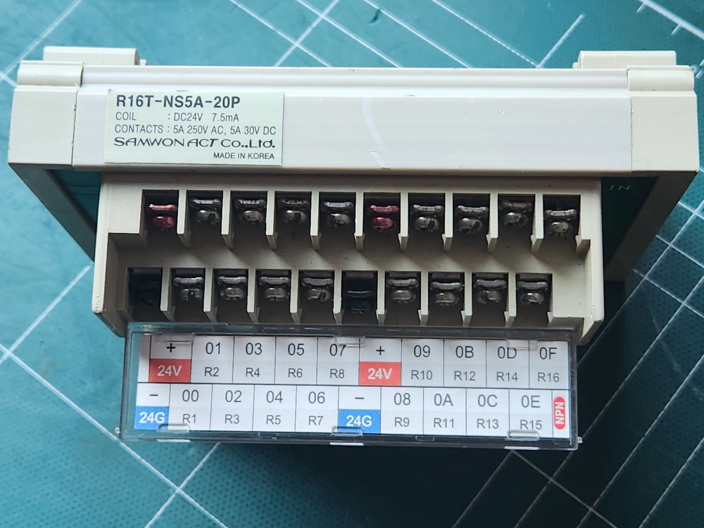 SAMWON TERMINAL R16T-NS5A-20P (중고)