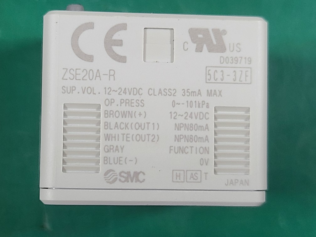 (A급-미사용품) SMC PRESSURE SWITCH ZSE20A-R-M5-JD 진공 압력 스위치