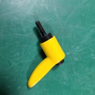 (A급-미사용품) CLAMP LEVER CLDM4-12-M (노란색) 클램프레버 열융착도장형