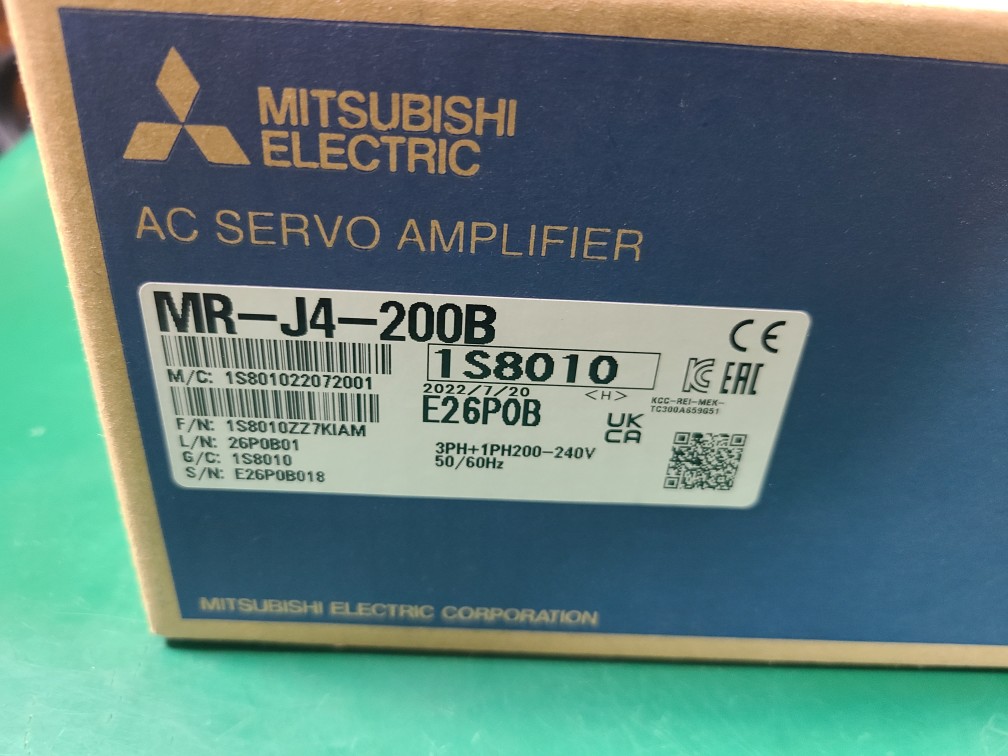 (A급-박스포장상태 MR-J4-200B(2022년식) 미쓰비씨 서보드라이브