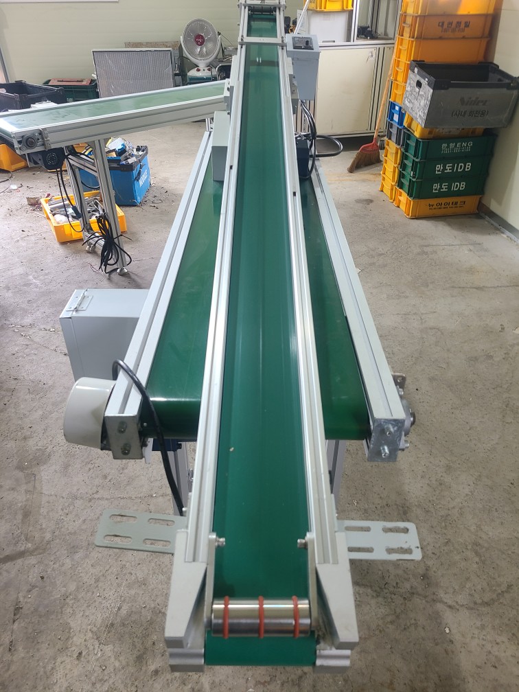 벨트콘베어 BELT CONVEYOR (중고) L2100&W135(100)*H250mm