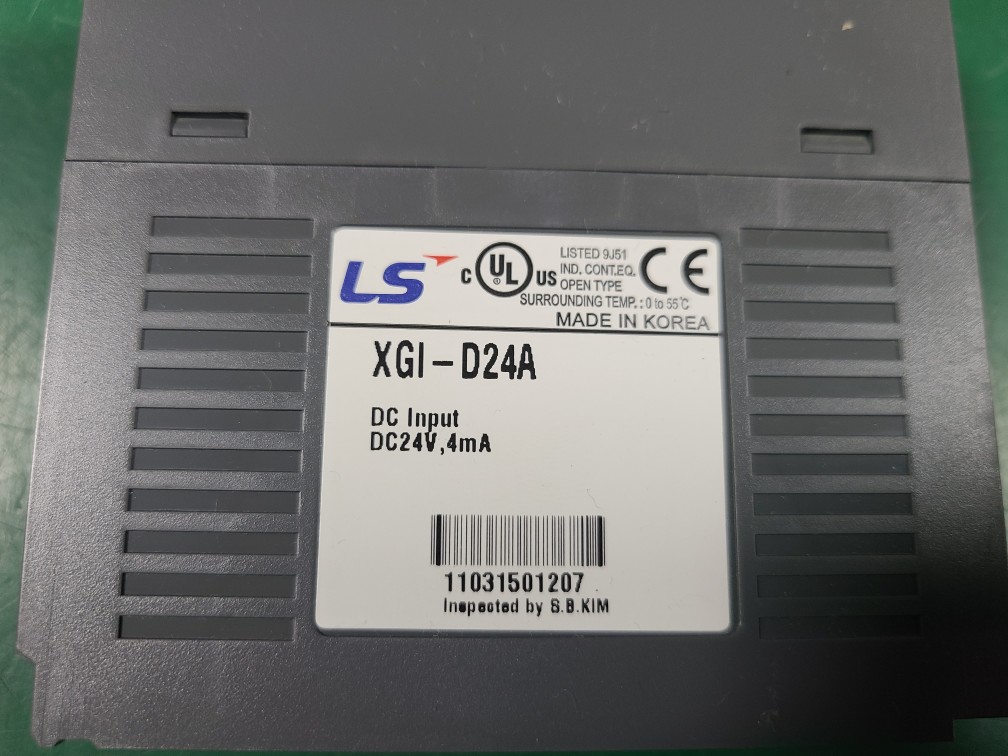 LS PLC DC INPUT XGI-D24A(중고) 엘에스 피엘씨 인풋