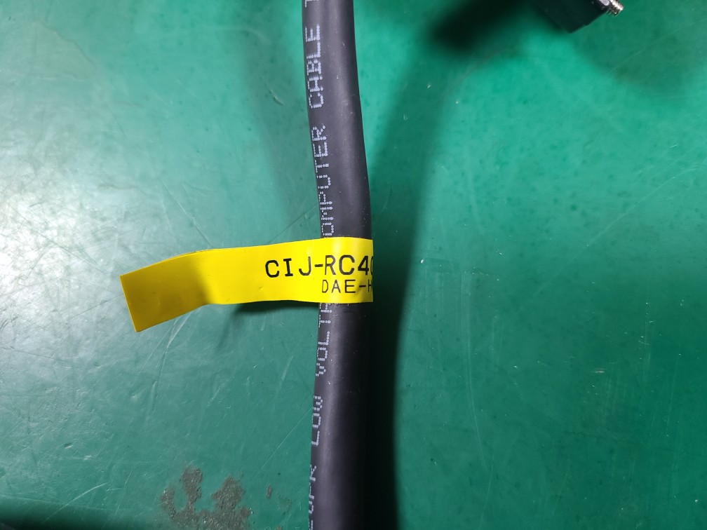 OMRON PLC I/O CABLE CIJ-RC40-OM-1.5 (중고) 옴론 피엘씨 인터페이스케이블